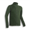 Gilet grand froid bouclette vert otan