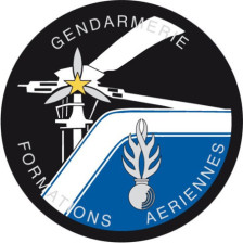 Formations Aériennes de la Gendarmerie Nationale - Ecusson brodé rond