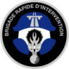 Écusson brodé rond - Escadron Départementale de Sécurité Routière unités BRI