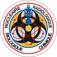 Cellule Nationale Nucléaire, Radiologique, Biologique et Chimique - Ecusson brodé rond
