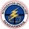 Écusson brodé rond - Pelotons d'Intervention de la Gendarmerie 2ème Génération