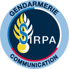 SIRPA - Gendarmerie - Ecusson brodé rond