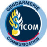 Écusson brodé rond - Service Technique de la Communication