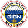 Groupe d'Intervention de la Gendarmerie Nationale - Ecusson brodé rond