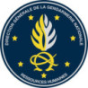 Écusson brodé rond - Ressources Humaines de la Direction Générale de la Gendarmerie Nationale