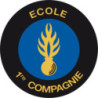 Écusson brodé rond - Compagnies d'Instruction des Elèves Gendarmes