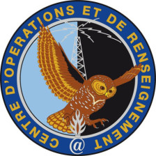 Centre d'Opérations et de Renseignement de la Gendarmerie - Ecusson brodé rond