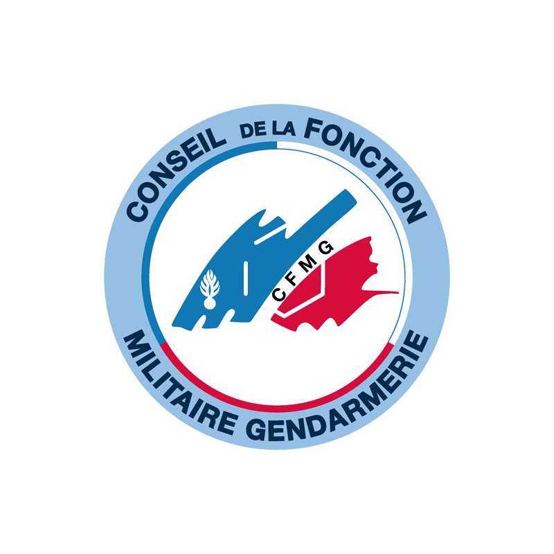 Écusson brodé rond - Conseil de la Fonction Militaire de la Gendarmerie