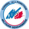 Écusson brodé rond - Conseil de la Fonction Militaire de la Gendarmerie