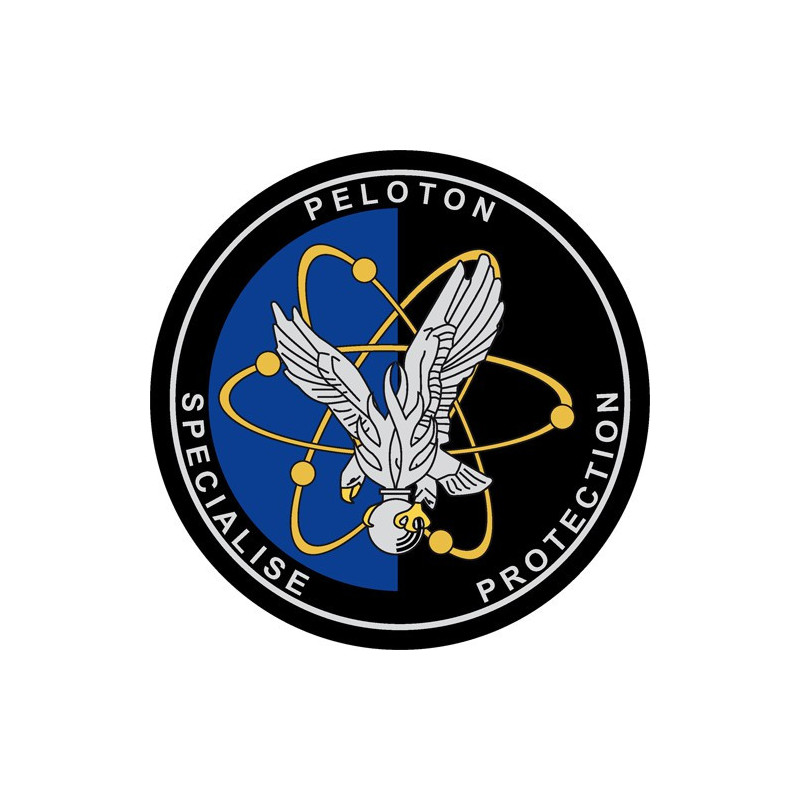Écusson brodé rond - Peloton Spécialisé de Protection de la Gendarmerie