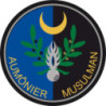 Écusson brodé rond - Aumônier Musulman