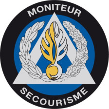 Écusson brodé rond -...