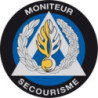 Écusson brodé rond - Moniteur de Secourisme