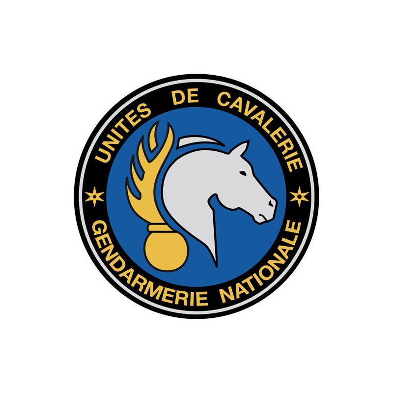 Écusson brodé rond - Formateur Equestre