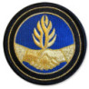 Écusson brodé rond - Chaîne de concertation et de participation de la Gendarmerie Nationale