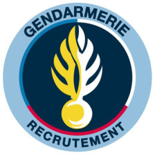 Centre d'Information et de Recrutement de la Gendarmerie Nationale - Ecusson brodé rond