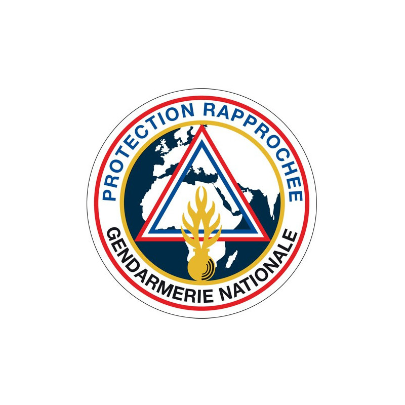Écusson brodé rond - Chaîne de Protection du Groupe d'Intervention de la Gendarmerie Nationale