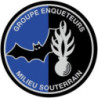 Écusson brodé rond - Groupe de Spéléologie