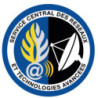 Écusson brodé rond - Service Central des Réseaux et Technologies Avancées