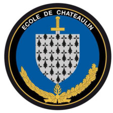 École de Gendarmerie de Châteaulin - Ecusson Brodé rond