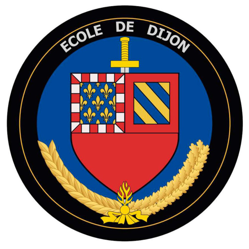 École de Gendarmerie de Dijon - Ecusson Brodé rond