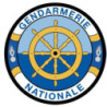 Écusson rond plastique - Commandement de la Gie des Voies Navigables