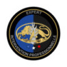 Écusson brodé rond - Intervention professionnelle - Expert