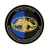 Écusson brodé rond - Intervention professionnelle - Instructeur