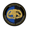 Écusson brodé rond - Franchissement opérationnel - Instructeur