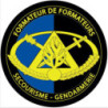 Écusson brodé rond - Formateur de formateurs secourisme