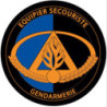 Écusson brodé rond - Équipier secouriste