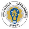 Ecusson brodé rond - innovateur de la Gendarmerie Nationale – Expert