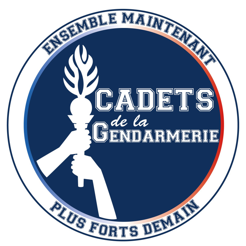 Écusson brodé rond - Cadets de la gendarmerie