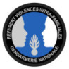 Écusson brodé rond - Référent Violences Intra-Familiales (VIF)