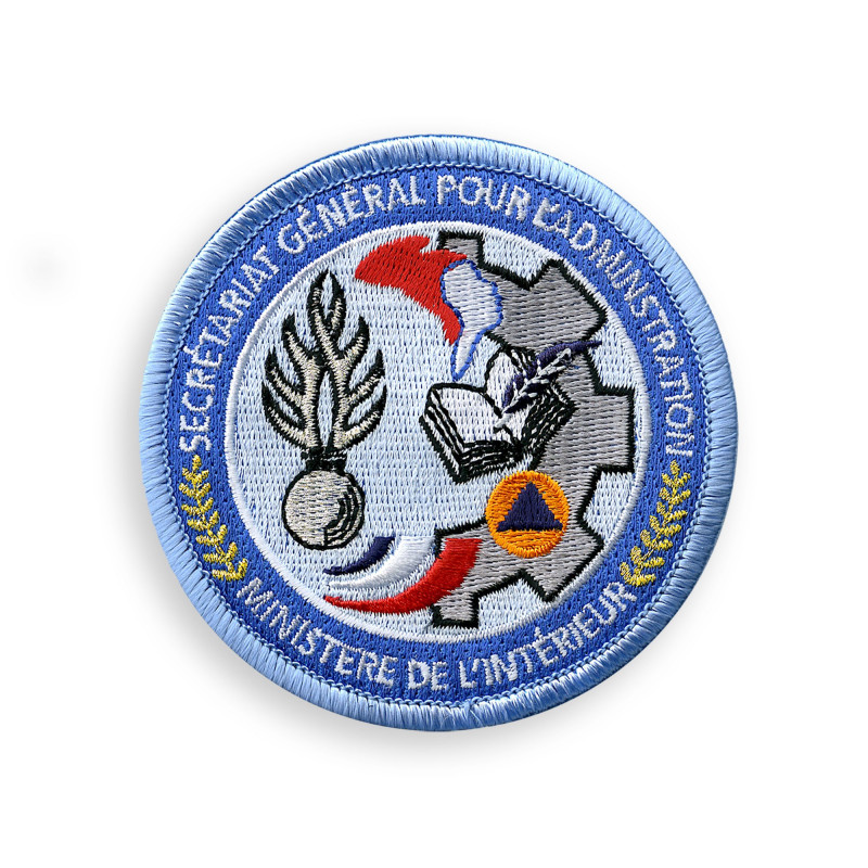 Écusson brodé rond - SGAMI