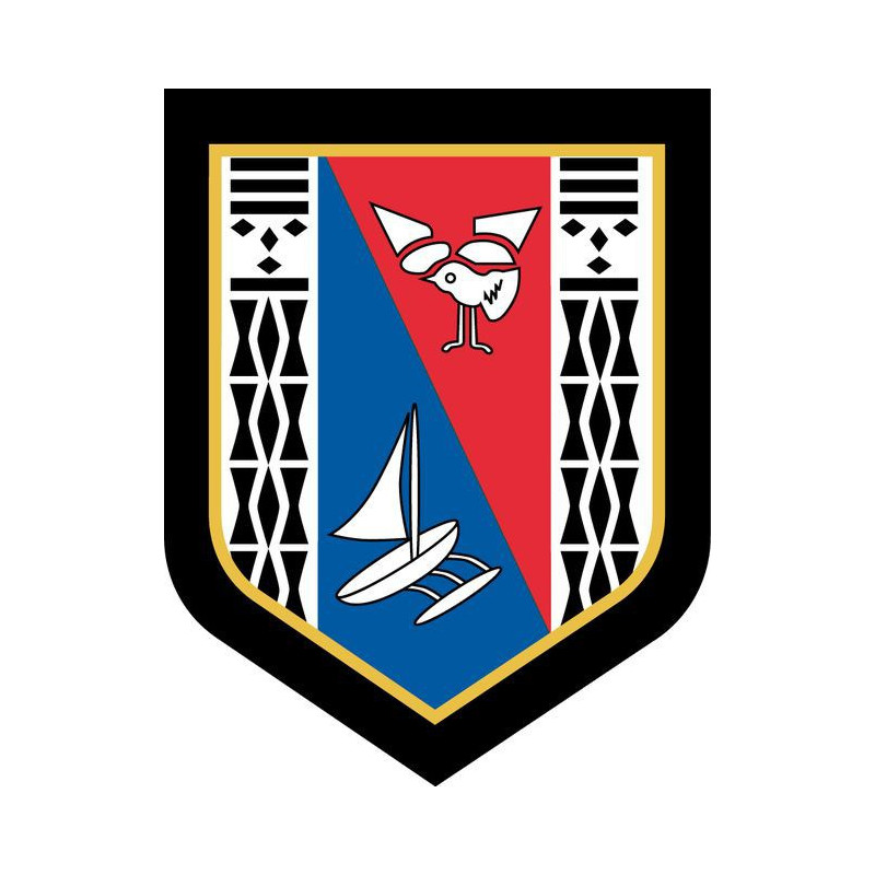 Écusson brodé - Commandement de la Gendarmerie pour la Nouvelle-Calédonie