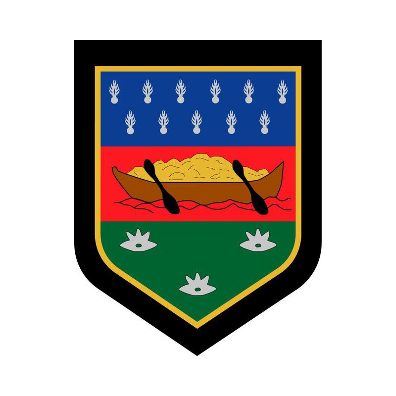 Écusson brodé - Commandement de la Gendarmerie de Guyane