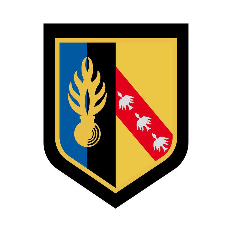 Gendarmerie Mobile de la zone de défense de Metz - Ecusson brodé
