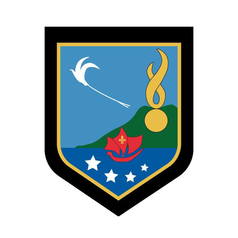 Commandement de la Gendarmerie de la Réunion - Ecusson brodé