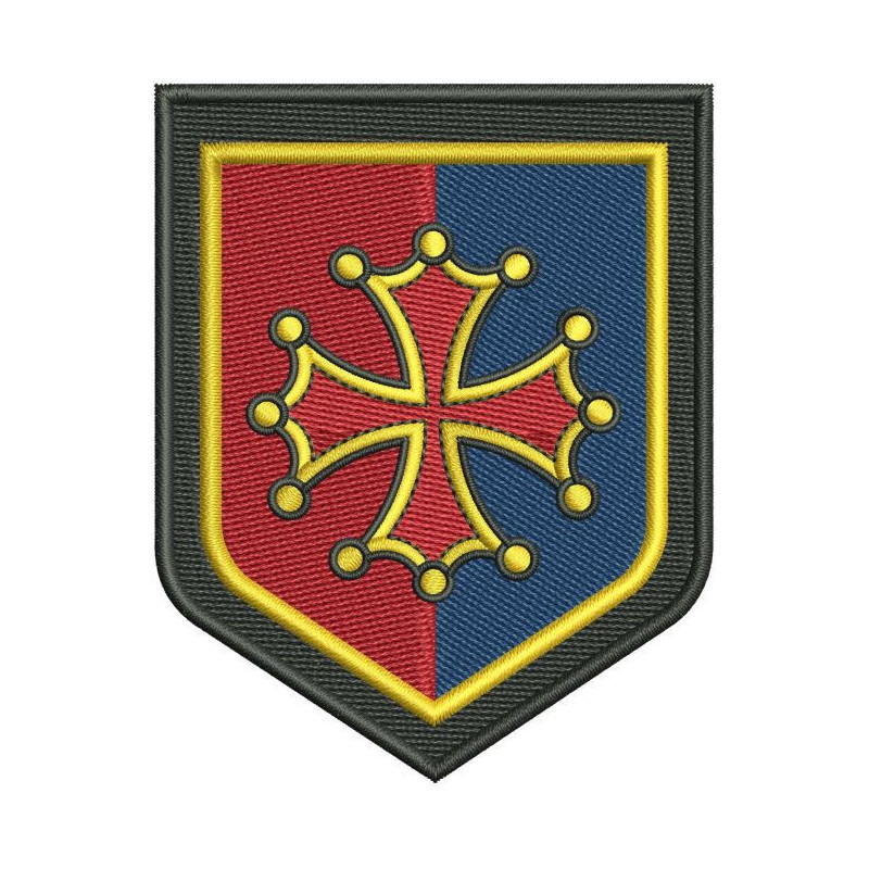 Écusson brodé - Région de Gendarmerie d'Occitanie