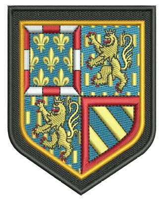 Patch ecusson brodé bourgogne blason aroirie drapeau region heraldique Patch ecusson brodé bourgogne blason aroirie drapeau region heraldique