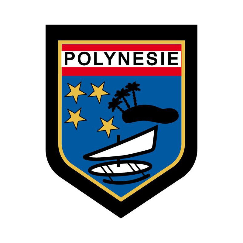 Commandement de la Gendarmerie pour la Polynésie Française - Ecu métallique