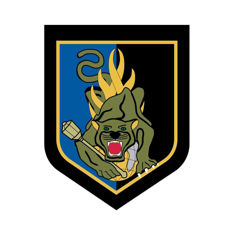 Écu métallique - Centre National d'Entraînement des Forces de la Gendarmerie