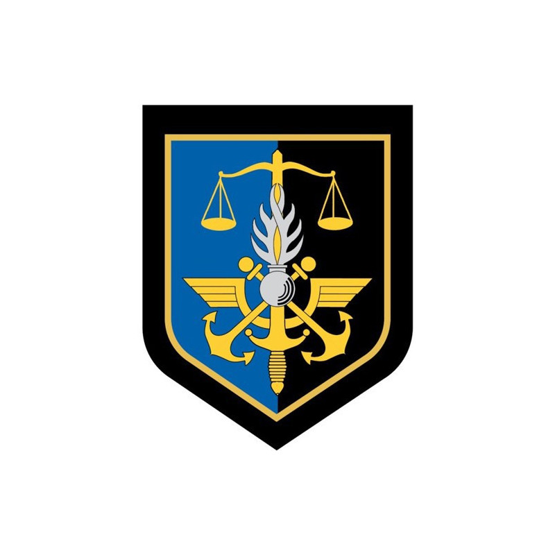 Commandement Gendarmerie Prévôtale - Ecu métallique