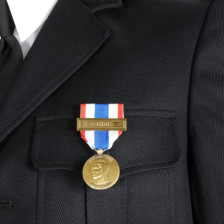 La Médaille Protection Militaire du Territoire avec Agrafe Egide
