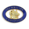 Insigne métallique - Certificat de dresseur instructeur cynophile