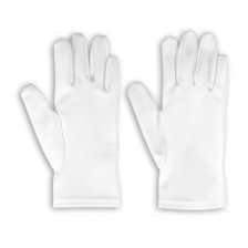 Gants blancs nylon