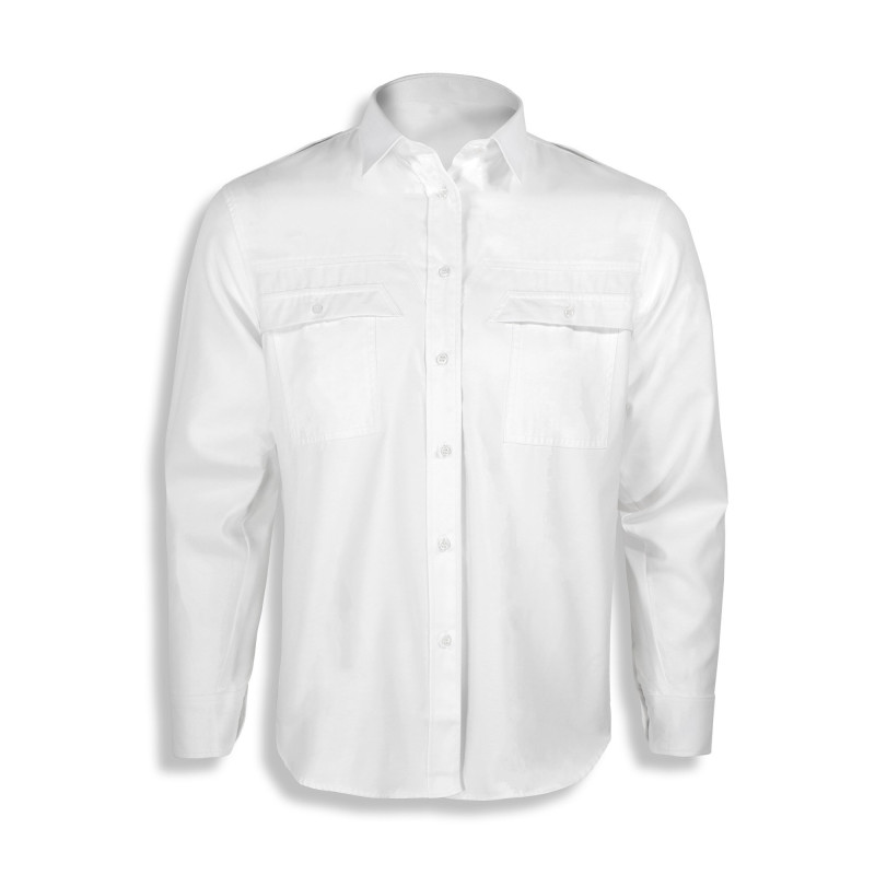 Chemise blanche honneur manches longues (Homme)