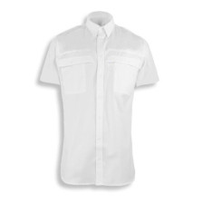 Chemisier blanc honneur manches courtes (Femme)