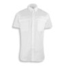Chemisier blanc honneur manches courtes (Femme)